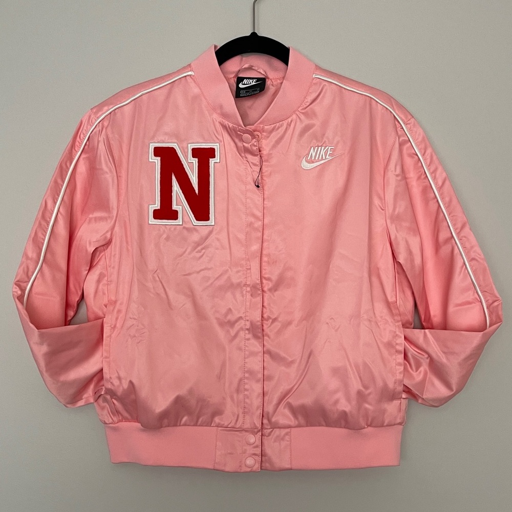 Nike Youth Varsity Letterman Jacket Girls Size XL / XS Women